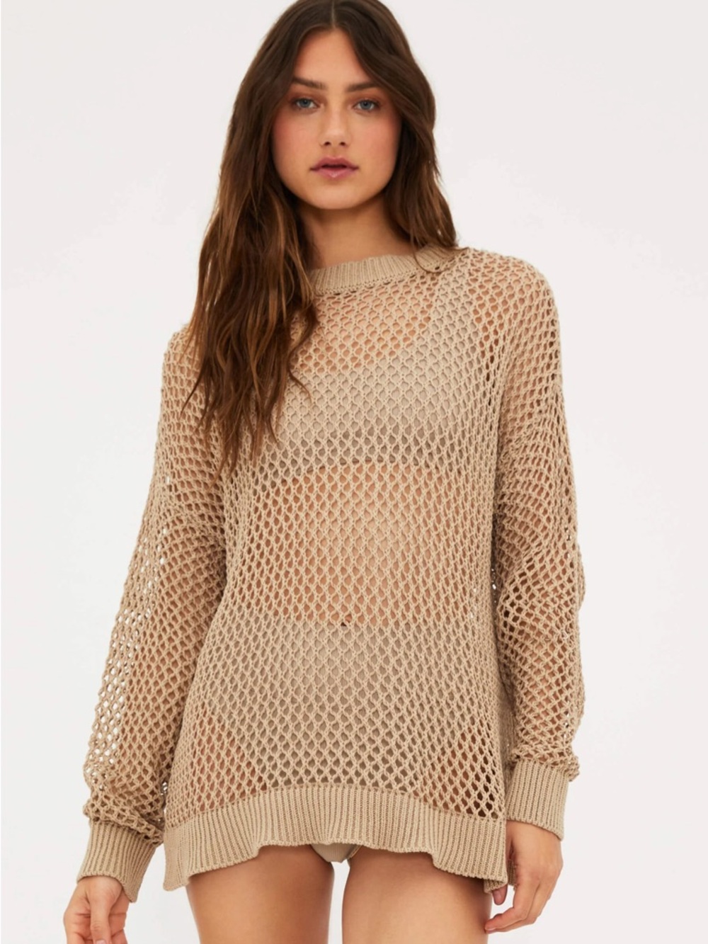 🌊BEACH RIOT🌊HILARY CROCHET SWEATER